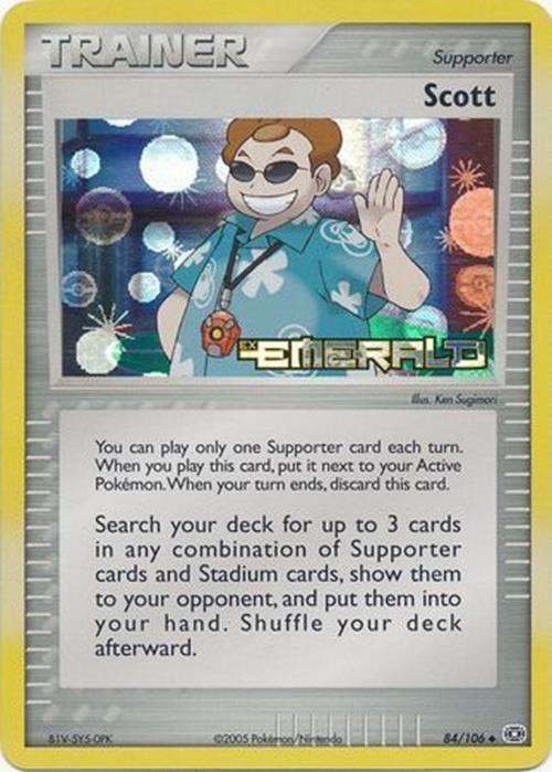 Scott (84/106) (Stamped) [EX: Emerald] | Eastridge Sports Cards & Games