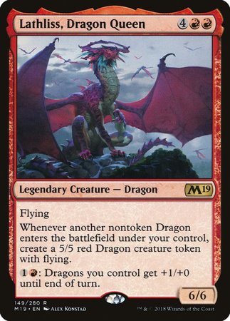 Lathliss, Dragon Queen [Core Set 2019] | Eastridge Sports Cards & Games