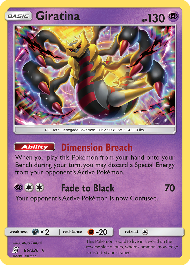 Giratina (86/236) [Sun & Moon: Unified Minds] | Eastridge Sports Cards & Games