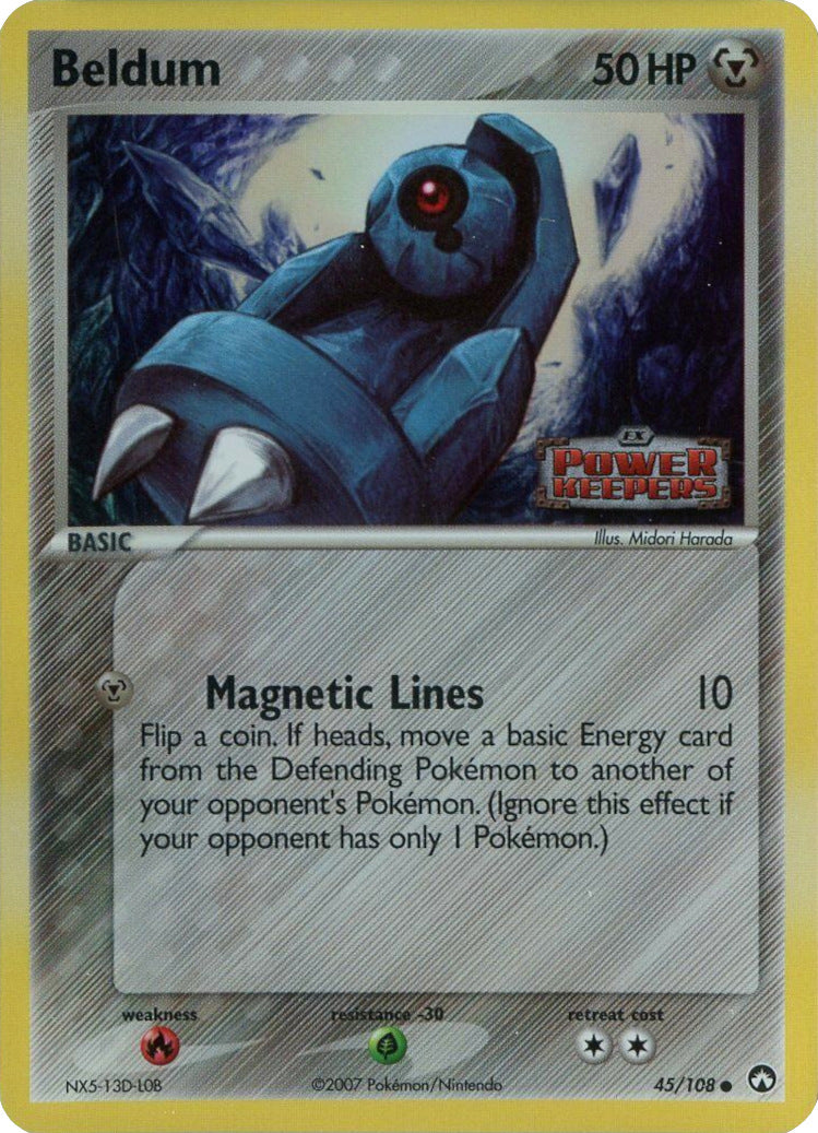 Beldum (45/108) (Stamped) [EX: Power Keepers] | Eastridge Sports Cards & Games