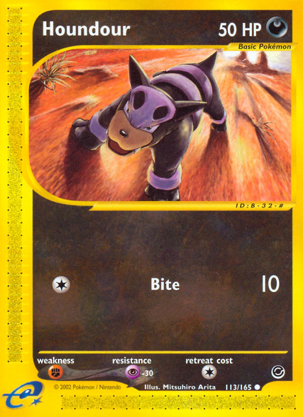 Houndour (113/165) [Expedition: Base Set] | Eastridge Sports Cards & Games