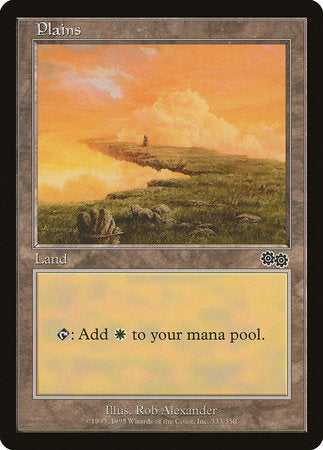 Plains (333) [Urza's Saga] | Eastridge Sports Cards & Games