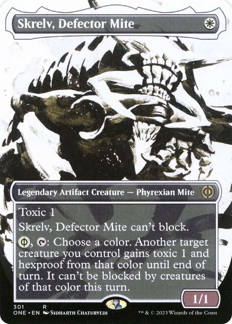 Skrelv, Defector Mite (Borderless Ichor) [Phyrexia: All Will Be One] | Eastridge Sports Cards & Games