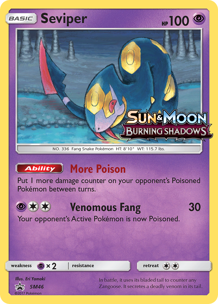 Seviper (SM46) [Sun & Moon: Black Star Promos] | Eastridge Sports Cards & Games