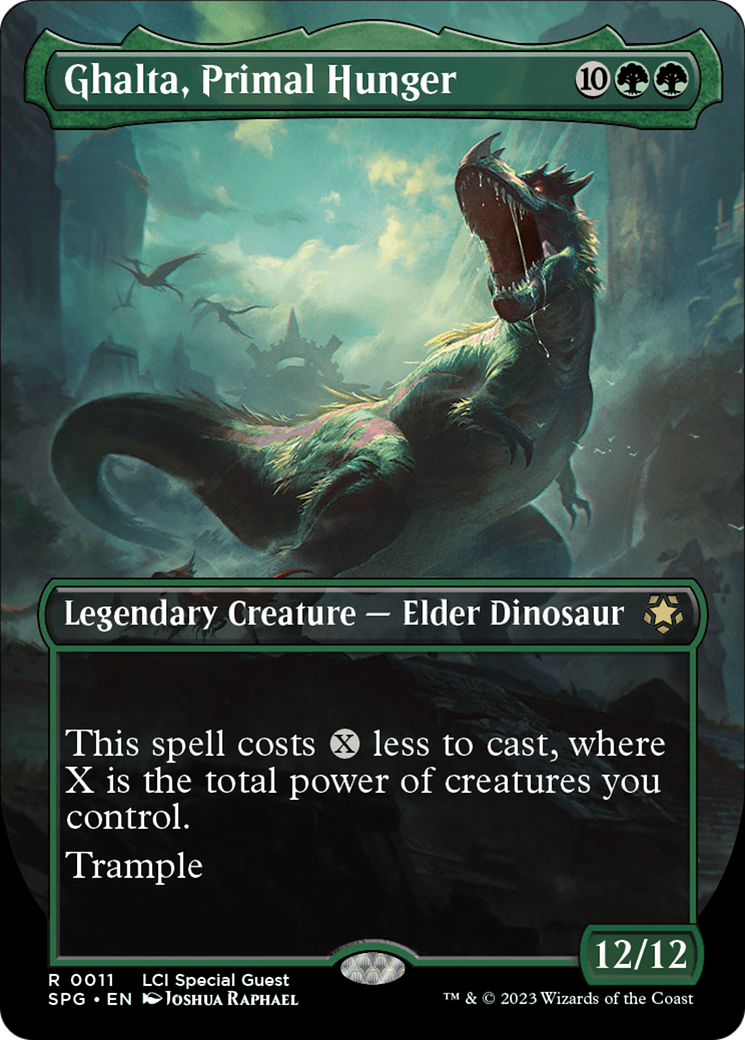 Ghalta, Primal Hunger (Borderless) [The Lost Caverns of Ixalan Special Guests] | Eastridge Sports Cards & Games