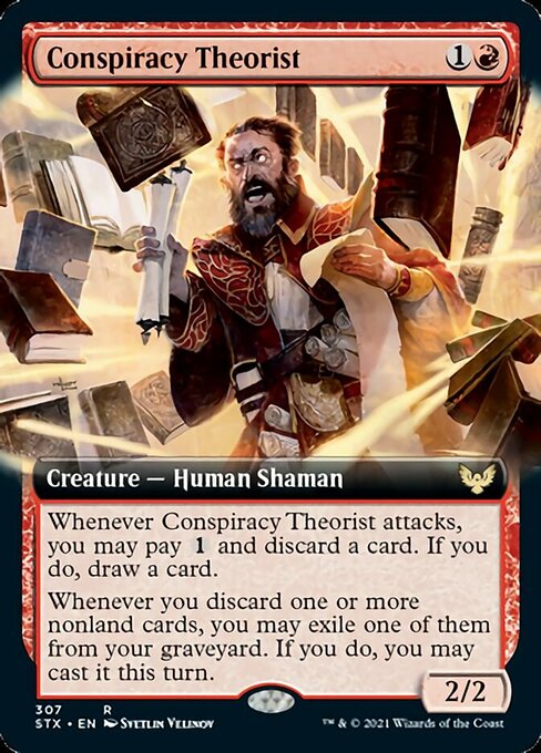 Conspiracy Theorist (Extended) [Strixhaven: School of Mages] | Eastridge Sports Cards & Games