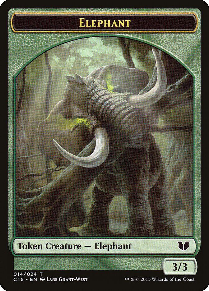 Elephant Token [Commander 2015 Tokens] | Eastridge Sports Cards & Games