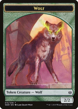 Wolf Token [War of the Spark Tokens] | Eastridge Sports Cards & Games