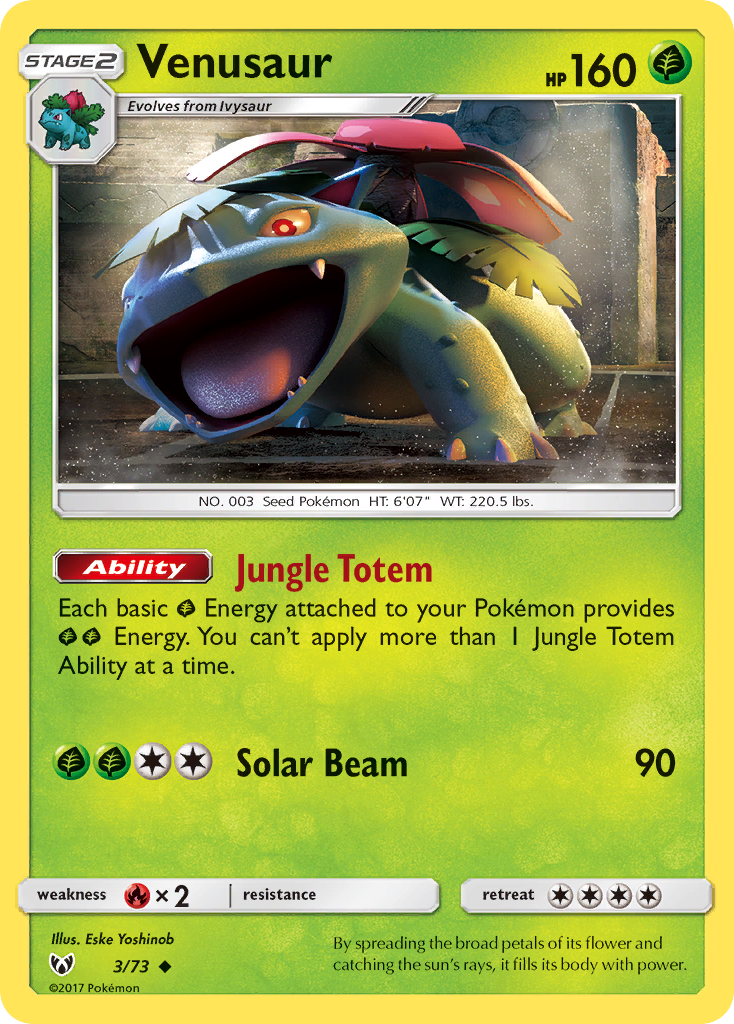 Venusaur (3/73) [Sun & Moon: Shining Legends] | Eastridge Sports Cards & Games