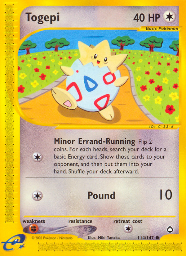 Togepi (114/147) [Aquapolis] | Eastridge Sports Cards & Games