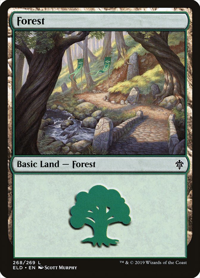 Forest (268) [Throne of Eldraine] | Eastridge Sports Cards & Games