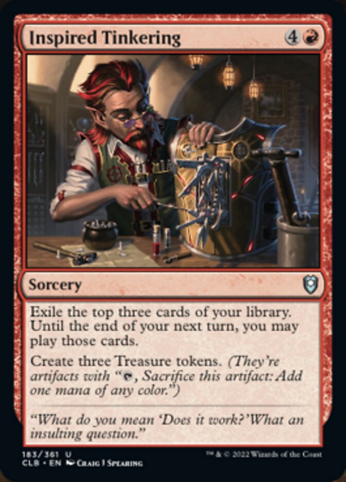 Inspired Tinkering [Commander Legends: Battle for Baldur's Gate] | Eastridge Sports Cards & Games