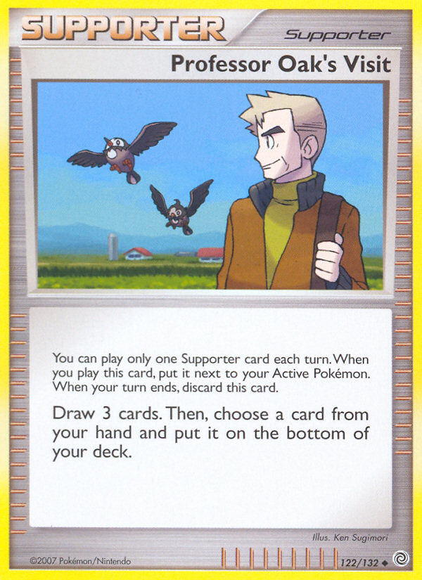 Professor Oak's Visit (122/132) [Diamond & Pearl: Secret Wonders] | Eastridge Sports Cards & Games