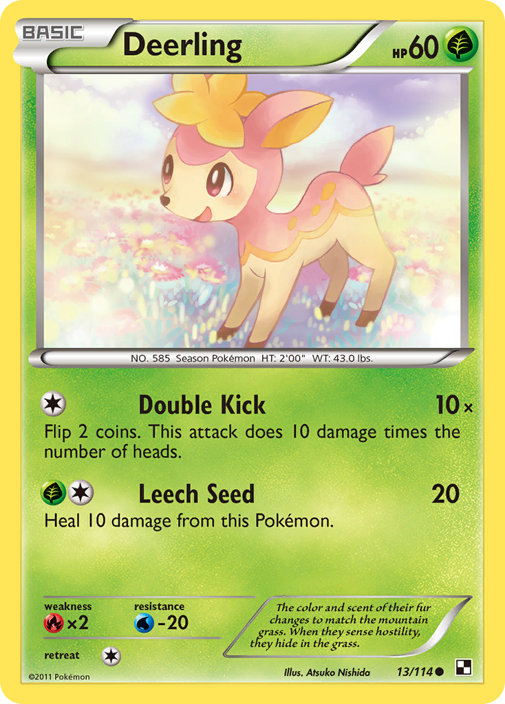 Deerling (13/114) [Black & White: Base Set] | Eastridge Sports Cards & Games