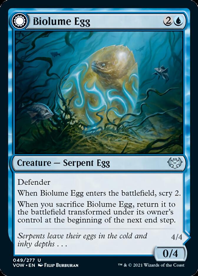 Biolume Egg // Biolume Serpent [Innistrad: Crimson Vow] | Eastridge Sports Cards & Games