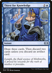 Thirst for Knowledge [Double Masters] | Eastridge Sports Cards & Games