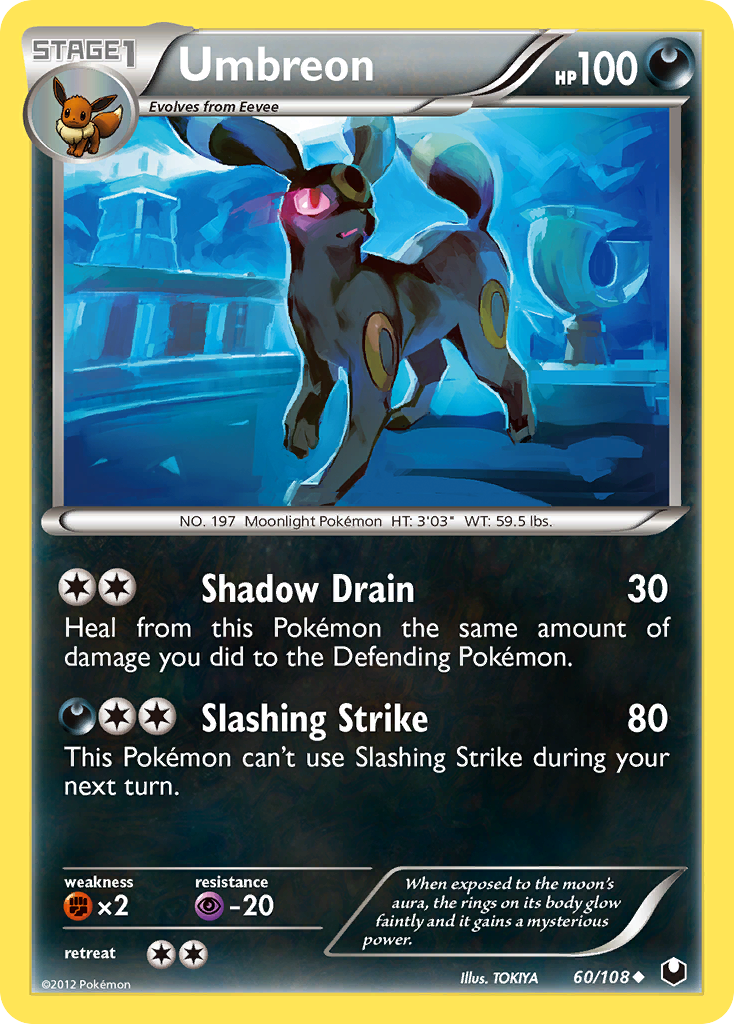 Umbreon (60/108) [Black & White: Dark Explorers] | Eastridge Sports Cards & Games