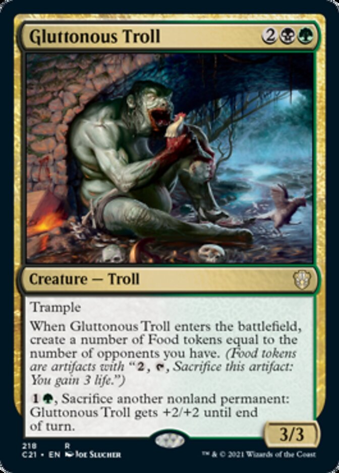 Gluttonous Troll [Commander 2021] | Eastridge Sports Cards & Games