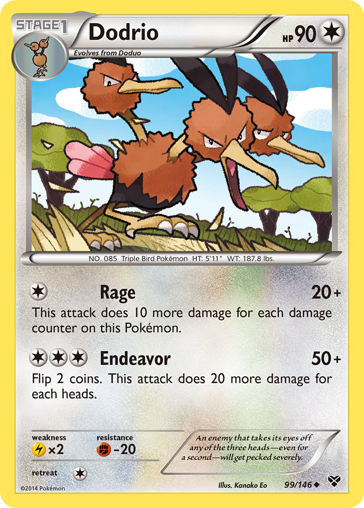 Dodrio (99/146) [XY: Base Set] | Eastridge Sports Cards & Games