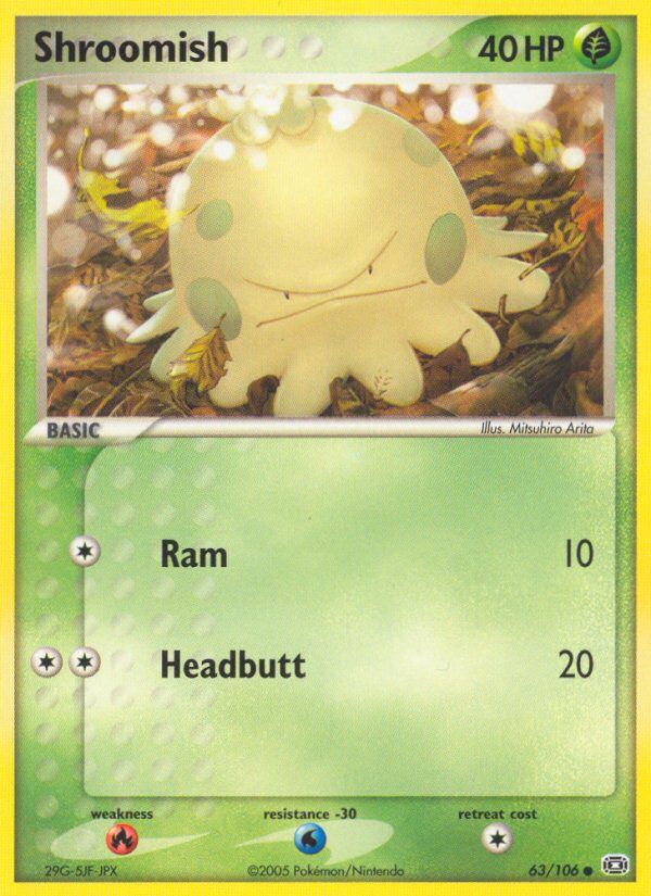 Shroomish (63/106) [EX: Emerald] | Eastridge Sports Cards & Games