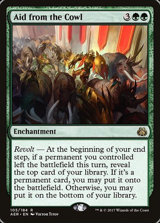 Aid from the Cowl [Aether Revolt] | Eastridge Sports Cards & Games