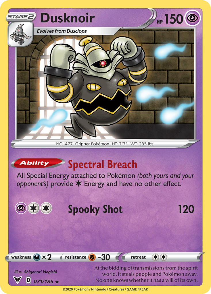 Dusknoir (071/185) [Sword & Shield: Vivid Voltage] | Eastridge Sports Cards & Games