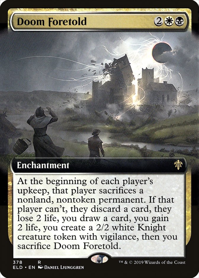 Doom Foretold (Extended Art) [Throne of Eldraine] | Eastridge Sports Cards & Games