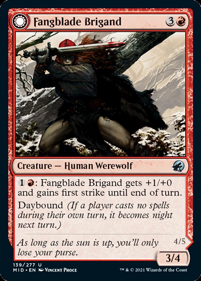 Fangblade Brigand // Fangblade Eviscerator [Innistrad: Midnight Hunt] | Eastridge Sports Cards & Games