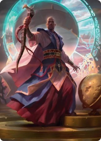 Teferi, Who Slows the Sunset Art Card [Innistrad: Midnight Hunt Art Series] | Eastridge Sports Cards & Games