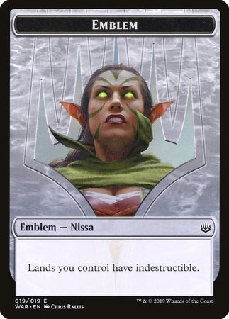 Emblem - Nissa, Who Shakes the World [War of the Spark Tokens] | Eastridge Sports Cards & Games