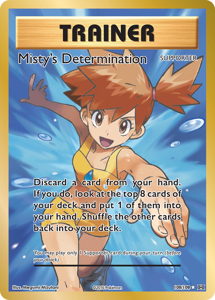 Misty's Determination (108/108) [XY: Evolutions] | Eastridge Sports Cards & Games