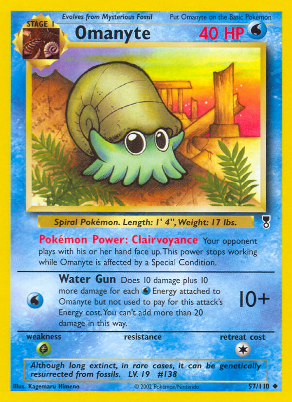 Omanyte (57/110) [Legendary Collection] | Eastridge Sports Cards & Games