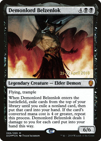 Demonlord Belzenlok [Dominaria Promos] | Eastridge Sports Cards & Games