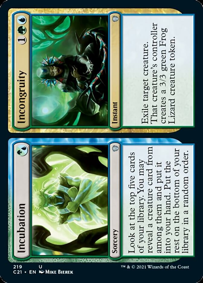 Incubation // Incongruity [Commander 2021] | Eastridge Sports Cards & Games