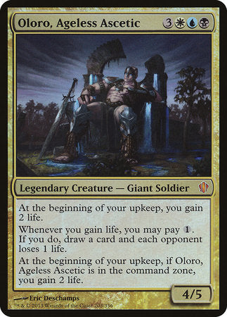 Oloro, Ageless Ascetic (Commander 2013) [Commander 2013 Oversized] | Eastridge Sports Cards & Games