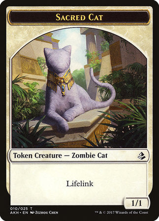 Sacred Cat Token [Amonkhet Tokens] | Eastridge Sports Cards & Games