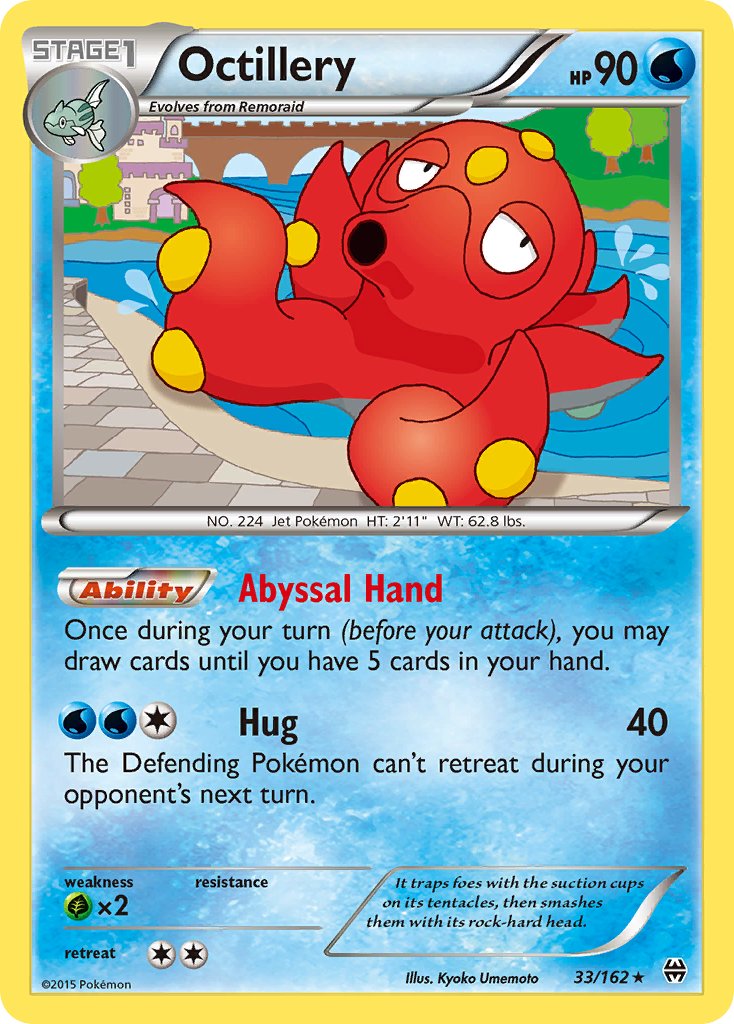 Octillery(33/162) (Theme Deck Exclusive) [XY: BREAKthrough] | Eastridge Sports Cards & Games