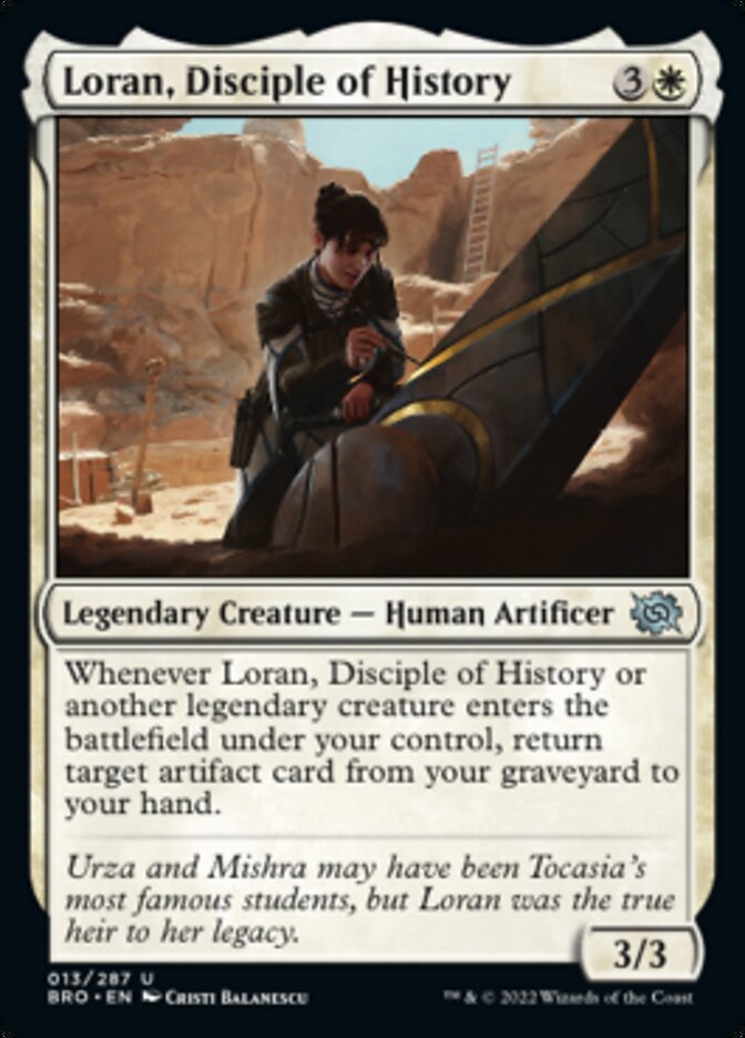 Loran, Disciple of History [The Brothers' War] | Eastridge Sports Cards & Games