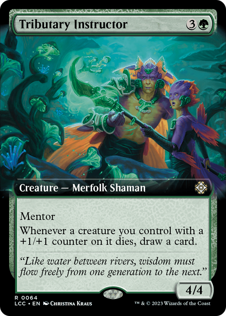 Tributary Instructor (Extended Art) [The Lost Caverns of Ixalan Commander] | Eastridge Sports Cards & Games
