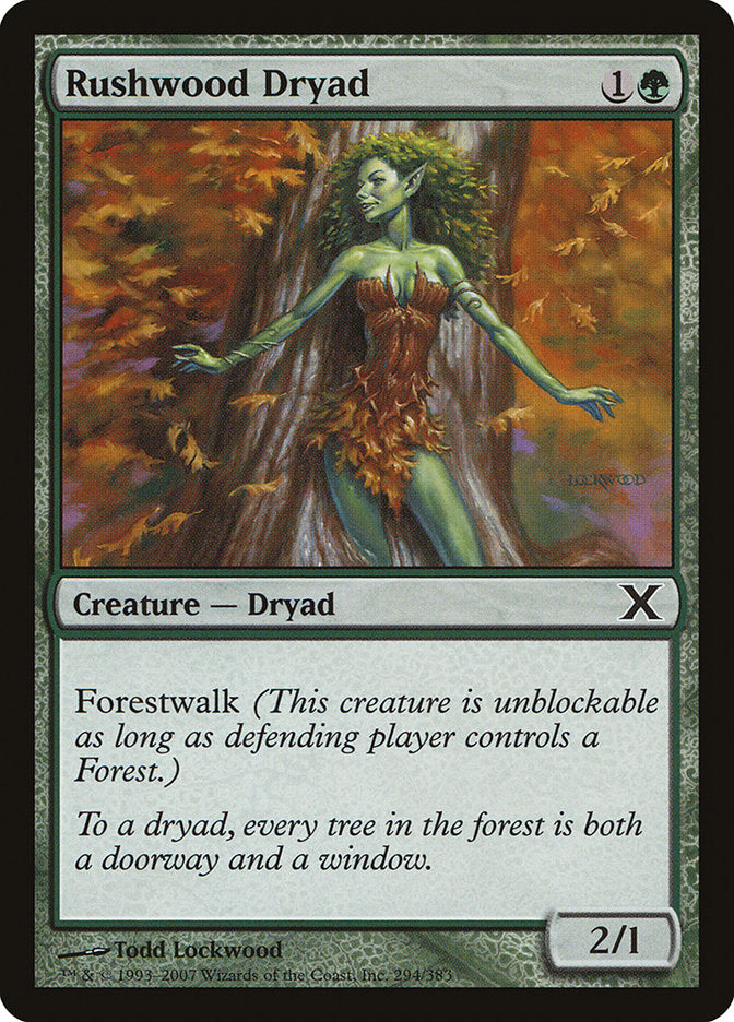 Rushwood Dryad [Tenth Edition] | Eastridge Sports Cards & Games