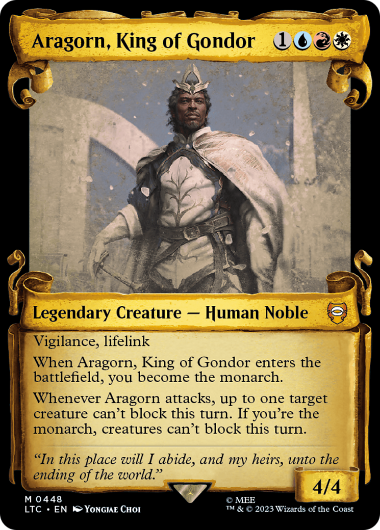 Aragorn, King of Gondor [The Lord of the Rings: Tales of Middle-Earth Commander Showcase Scrolls] | Eastridge Sports Cards & Games