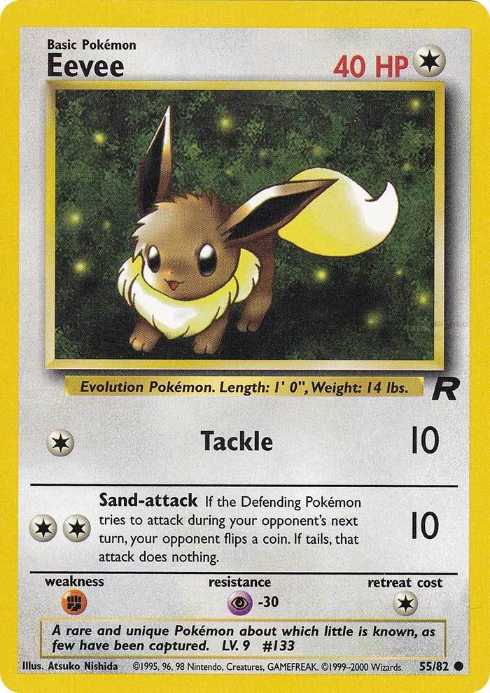 Eevee (55/82) [Team Rocket Unlimited] | Eastridge Sports Cards & Games