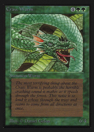 Craw Wurm (IE) [Intl. Collectors’ Edition] | Eastridge Sports Cards & Games