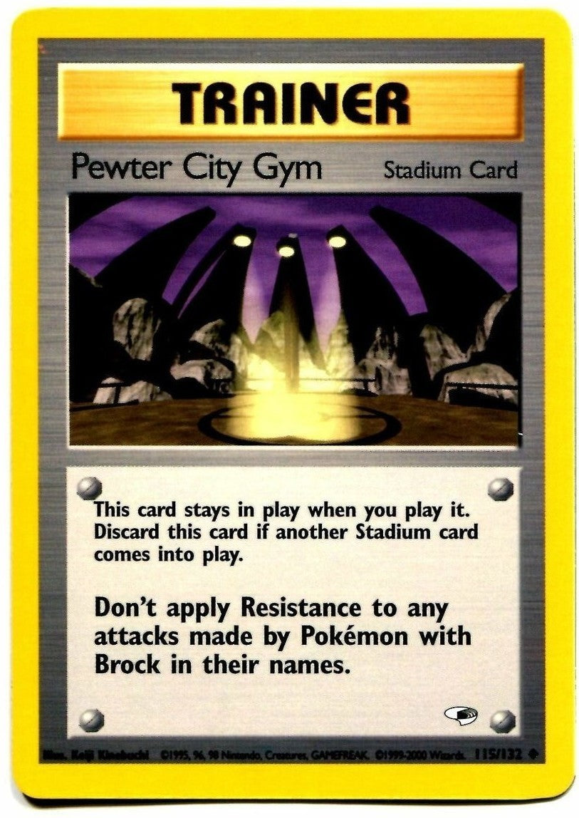 Pewter City Gym (115/132) [Gym Heroes Unlimited] | Eastridge Sports Cards & Games