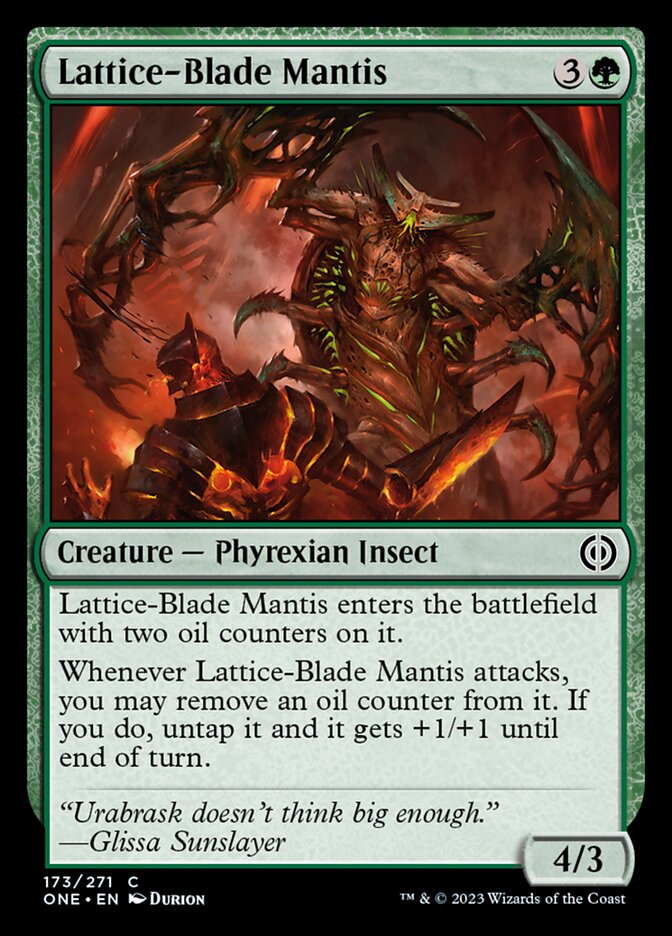 Lattice-Blade Mantis [Phyrexia: All Will Be One] | Eastridge Sports Cards & Games