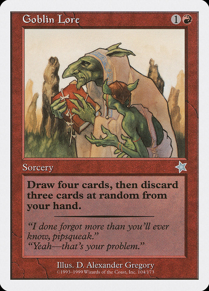 Goblin Lore [Starter 1999] | Eastridge Sports Cards & Games