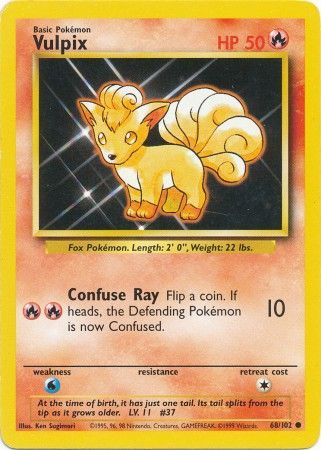 Vulpix (68/102) [Base Set Unlimited] | Eastridge Sports Cards & Games