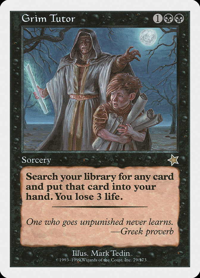 Grim Tutor [Starter 1999] | Eastridge Sports Cards & Games