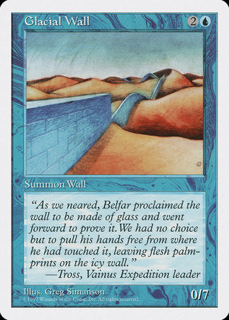 Glacial Wall [Fifth Edition] | Eastridge Sports Cards & Games