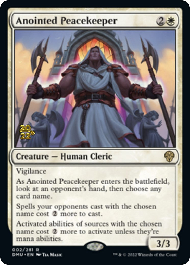 Anointed Peacekeeper [Dominaria United Prerelease Promos] | Eastridge Sports Cards & Games